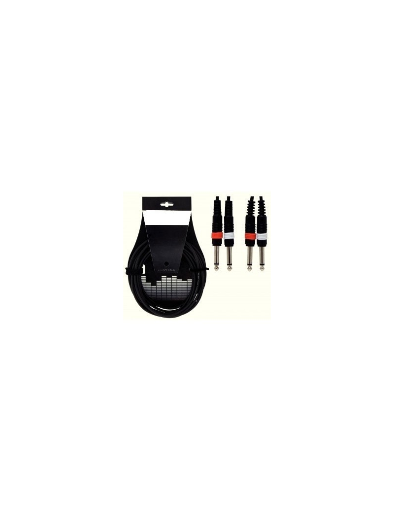 CABLE 2 JACK M - 2 JACK M 3M