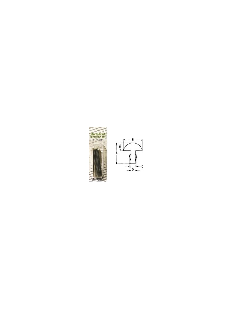 TRASTES GUITARRA DUNLOP CORTADOS JUEGO DE 24 6270 TIPO ELÉCTRICA