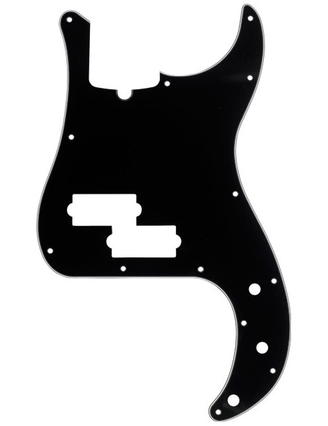 GOLPEADOR BAJO FENDER ORIGINAL 13-ORIFICIOS MULTI-PLY MODERN-STYLE PRECISION BASS BLACK 3 CAPAS NEG-BLANC-NEG 991352000