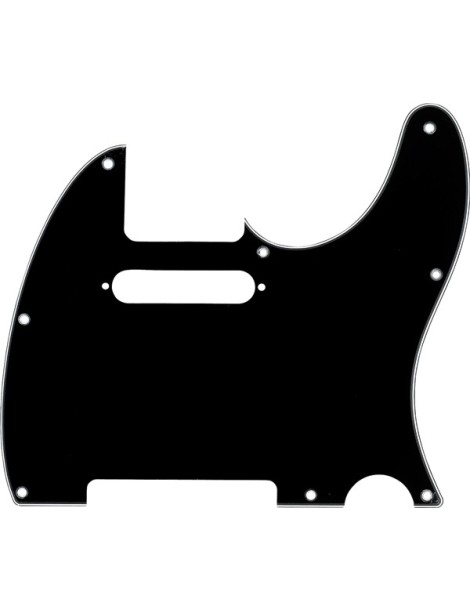 GOLPEADOR ELÉCTRICA FENDER ORIGINAL TELECASTER 8-ORIFICIOS MOUNT MULTI-PLY BLACK 3 CAPAS NEG-BLANCO-NEG 991356000