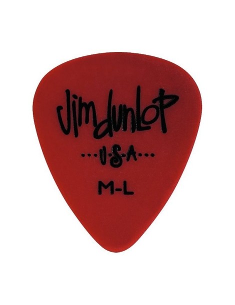 PÚAS DUNLOP JIM POLY STANDARD ROJA ML MEDIUM LIGHT 479-R