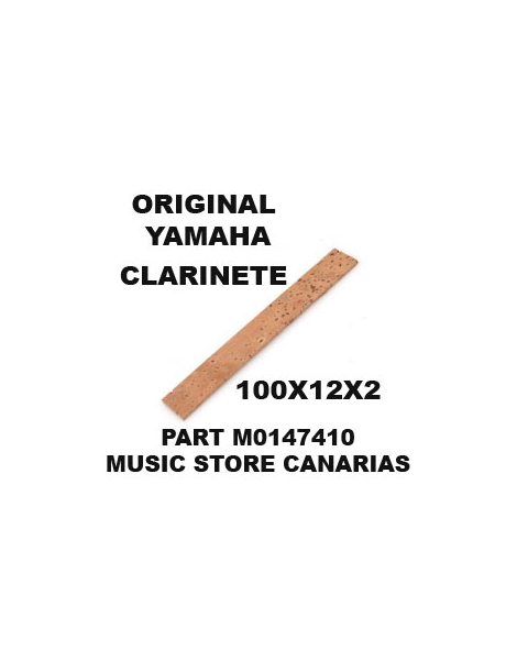 CORCHO DE UNIÓN INFERIOR A CAMPANA DE CLARINETE YAMAHA 100X12X2 M0147410