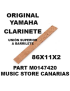 CORCHO DE UNIÓN SUPERIOR A BARRILETE (L) CLARINETE YAMAHA 86X11X2 M0147420