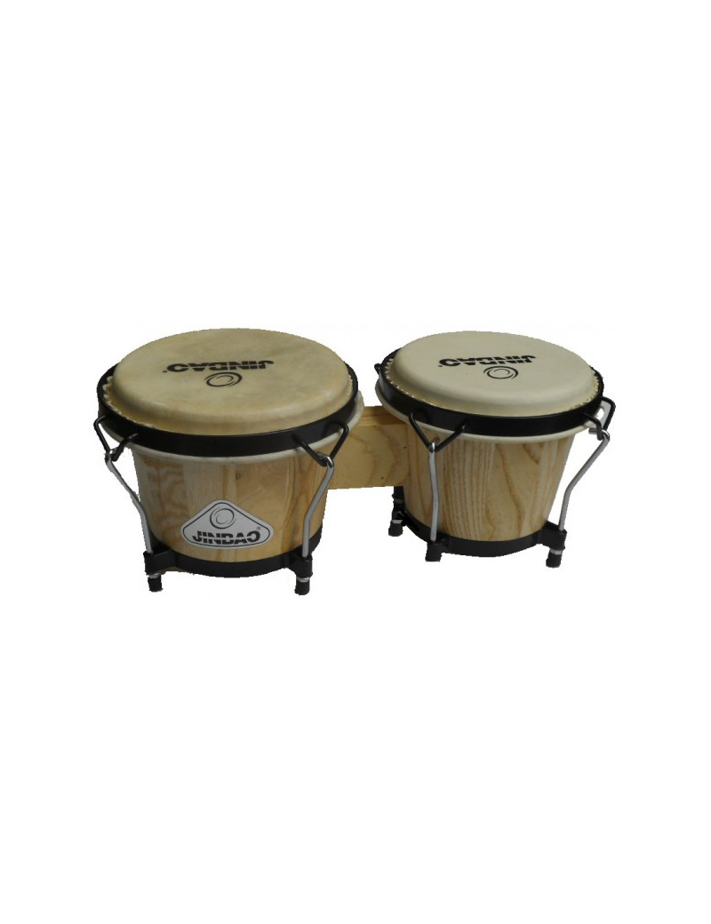 BONGO JINBAO SERIE JBS601 NATURAL 6" Y 7",PARCHES DE PIEL DE BÚFALO