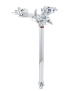 SOPORTE PARA TOM CON ABRAZADERA TRIPLE SC-APM GIBRALTAR, VARIAS COMBINACIONES,TOM, PLATOS,PERCUSIÓN RACK GI854.113