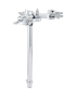 SOPORTE PARA TOM CON ABRAZADERA TRIPLE SC-APM GIBRALTAR, VARIAS COMBINACIONES,TOM, PLATOS,PERCUSIÓN RACK GI854.113