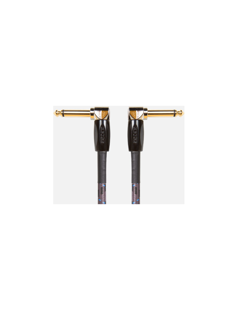 CABLE JACK M ACODADO - JACK M ACODADO BOSS 0,15 METROS PATCH DE 3 UNIDADES