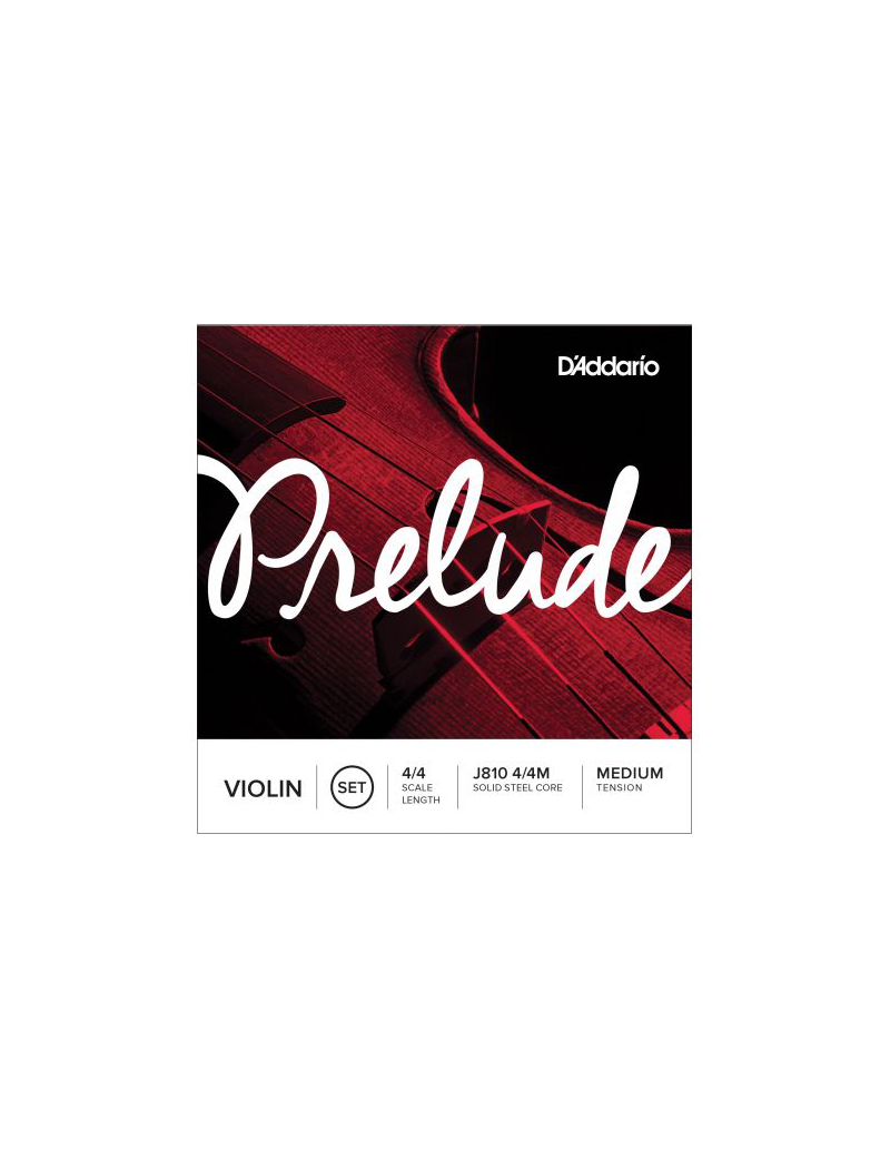 CUERDA VIOLÍN D'ADDARIO PRELUDE ORCHESTRAL 810 4/4 MEDIUM JUEGO 475DC065