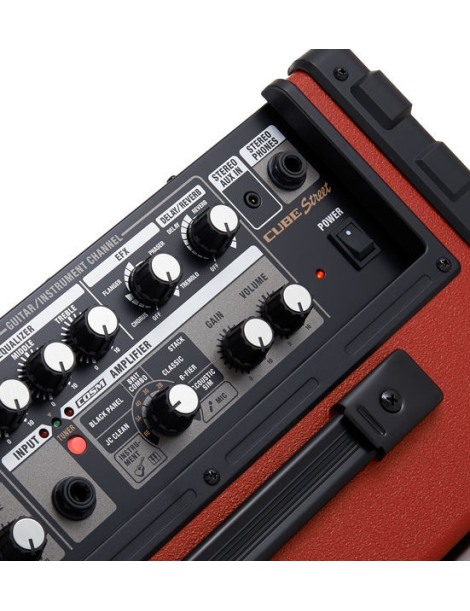 AMPLIFICADOR GUITARRA ROLAND CUBE STREET 5W ROJO