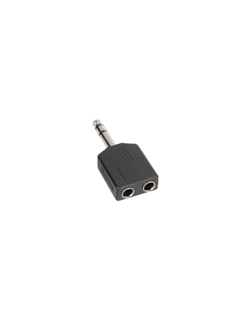 ADAPTADOR JACK M 6,3 ST - 2 JACK M ST POR 6,3 UNIDAD