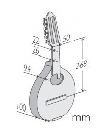 BANDURRIA ALHAMBRA MOD 4P .835