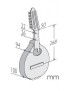 BANDURRIA ALHAMBRA MOD 4P .835