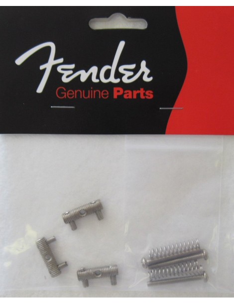 SELLETA CROMADA FENDER PARA EL PUENTE MODELO TELECASTER SET DE 3 0056038049