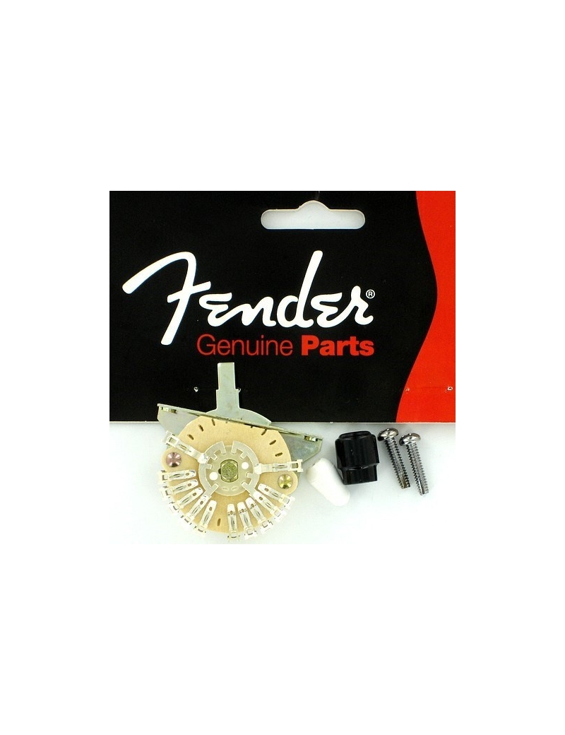 CAMBIO PASTILLA CONMUTADOR 5 POSICIONES FENDER ORIGINAL TELE/STRAT SUPER SWITCH TORNILLO Y TAPA 992251000