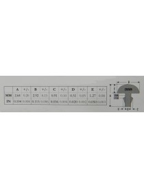 TRASTES BAJO DUNLOP CORTADOS JUEGO DE 24 6110