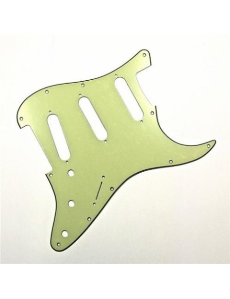 GOLPEADOR ELÉCTRICA FENDER ORIGINAL STRATOCASTER MINT GREEN 11 ORIFICIOS 3 CAPAS 992144000