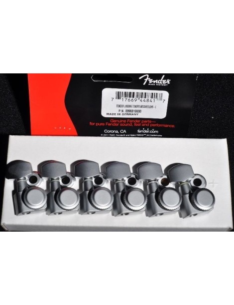 CLAVIJERO ELÉCTRICA FENDER CON TRABA DE SEGURIDAD CROMO BRUSHED OPACO 990818000 CLAVIJERO ELÉCTRICA FENDER CON TRABA DE SEGURIDAD CROMO BRUSHED OPACO 990818000