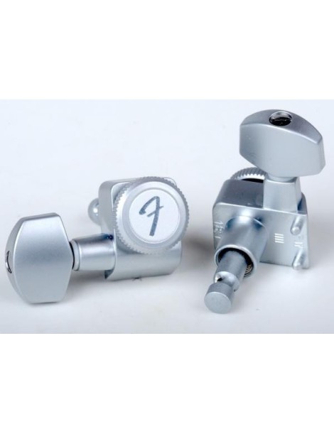 CLAVIJERO ELÉCTRICA FENDER CON TRABA DE SEGURIDAD CROMO BRUSHED OPACO 990818000 CLAVIJERO ELÉCTRICA FENDER CON TRABA DE SEGURIDAD CROMO BRUSHED OPACO 990818000