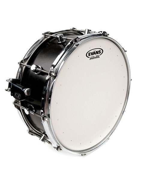 PARCHE EVANS GENERA HD DRY BLANCO RUGOSO 2 CAPAS CAJA CON MUFLE Y AGUJEROS B14HDD 14"