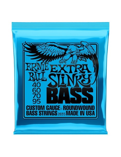 CUERDA BAJO ELÉCTRICO ERNIE BALL 2835 40-95 SLINKY ENTORCHADO REDONDO EXTRA JUEGO