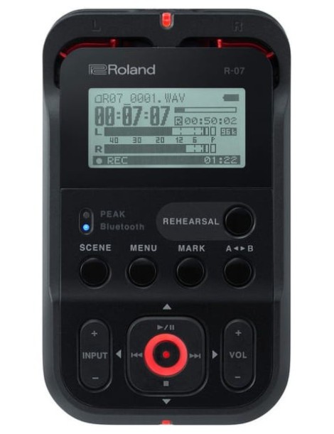 GRABADOR PORTABLE DIGITAL ROLAND R-07BK