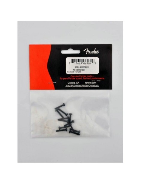 TORNILLO PARA SELLETA FENDER PACK DE 12 NEGROS 17031049