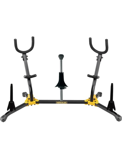 SOPORTE SAXO DOBLE ALTO / TENOR O SOPRANO + 2 FLAUTAS Y CLARINETE HERCULES DS-538B SOPORTE SAXO DOBLE ALTO / TENOR O SOPRANO + 2 FLAUTAS Y CLARINETE HERCULES DS-538B