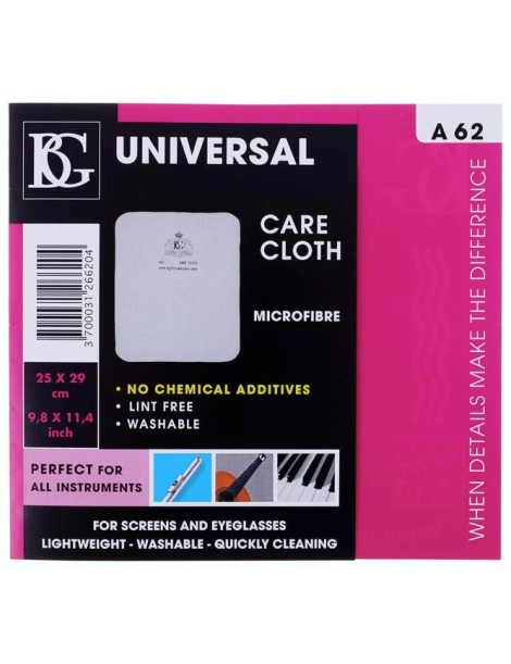 PAÑO LIMPIEZA BG A-62 PARA TODO TIPO DE INSTRUMENTOS