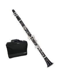 CLARINETE YAMAHA YCL-450 MADERA DE GRABADILLO , LLAVES PLATEADAS COMPLETO CON ESTUCHE.