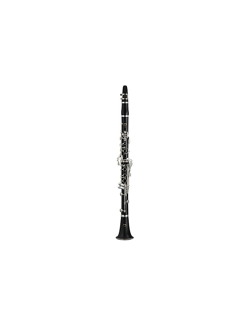 CLARINETE YAMAHA YCL-450 MADERA DE GRABADILLO , LLAVES PLATEADAS COMPLETO CON ESTUCHE.