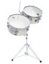 TIMBALES LP TITO PUENTE 14" + 15" LP-257-S ACERO IENOX LP818.514