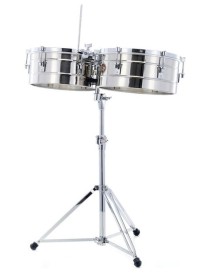 TIMBALES LP TITO PUENTE 14" + 15" LP-257-S ACERO IENOX LP818.514
