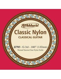 CUERDA CLÁSICA SUELTA D'ADDARIO J27-03 3