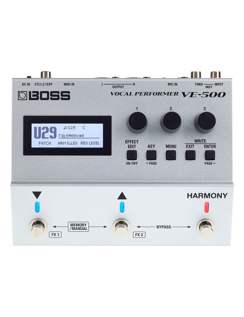 MULTIEFECTO BOSS ARMONIZADOR VOCAL VE-500