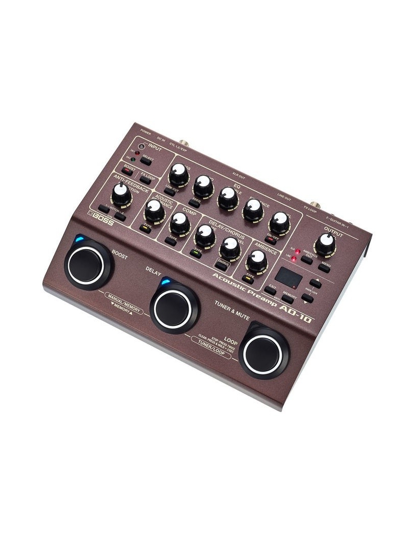 MULTIEFECTO BOSS AD-10 ACOUSTIC PREAMP & FX