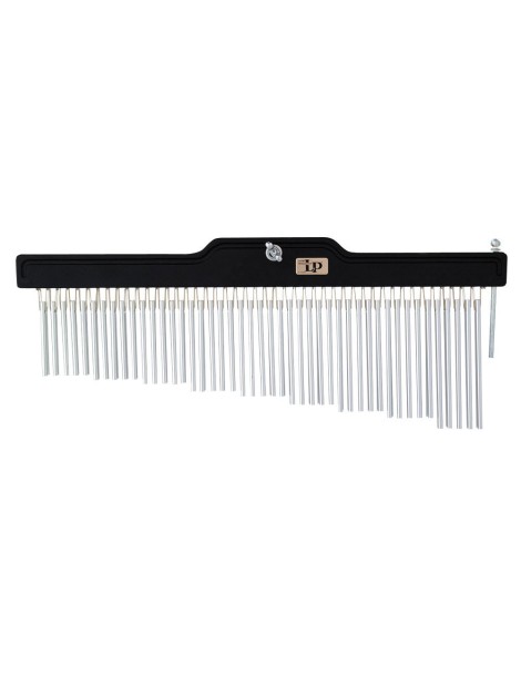 CORTINA LP-625 CONCERT CHIMES ALUMINIO DOBLE HILERA 72 BARRAS 3,8",MARCO MADERA.