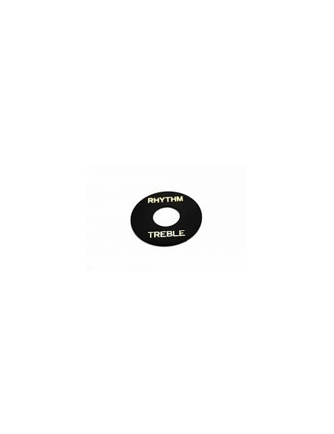 PLACA EMBELLECEDOR SWITCH PARA LES PAUL PLÁSTICO COLOR NEGRO UNIDAD