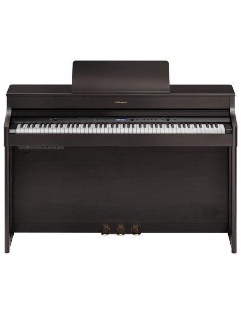PIANO ROLAND CONTRAPESADO HP702DR CON MUEBLE TRIPLE PEDALERA PALISANDRO BLUETOOTH