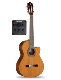 GUITARRA CLÁSICA ALHAMBRA 4/4 RECORTADA 3C CW EZ CON PREVIO FISHMAN II