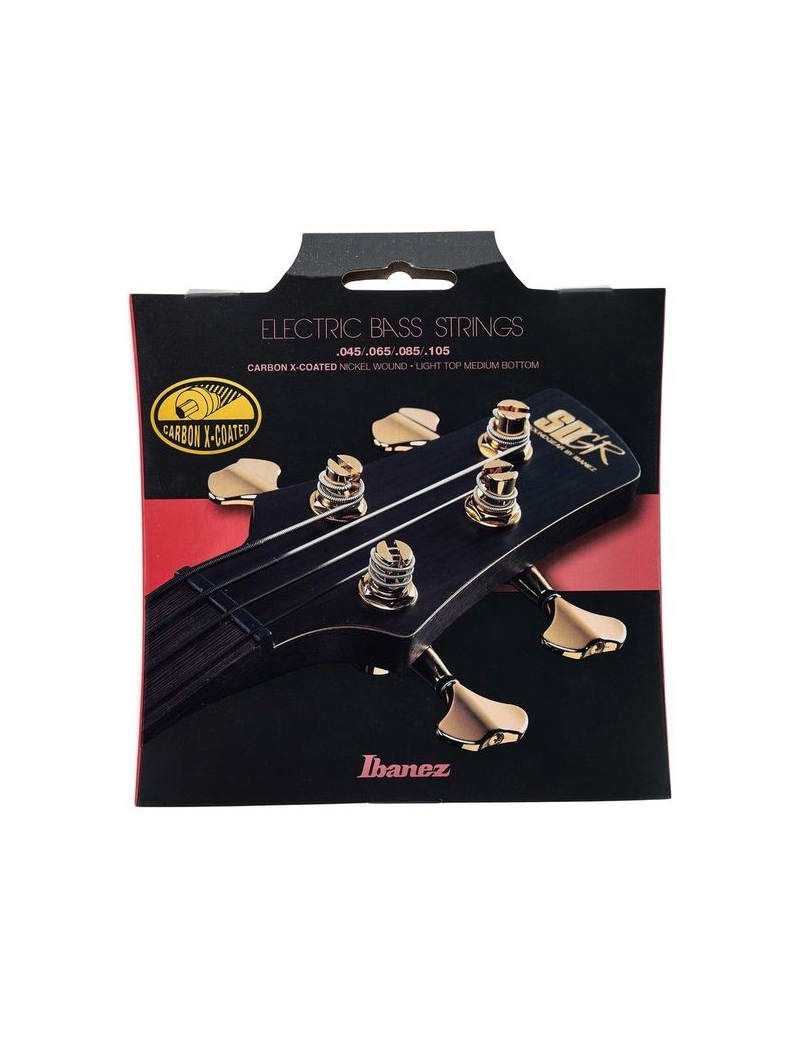 CUERDA BAJO ELÉCTRICO IBANEZ IEBS4XC 45-105 CARBÓN RECUBIERTAS JUEGO