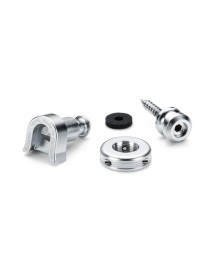 POMOS P/CORREAS SCHALLER, TORNILLOS DE SEGURIDAD CROMADO PAR