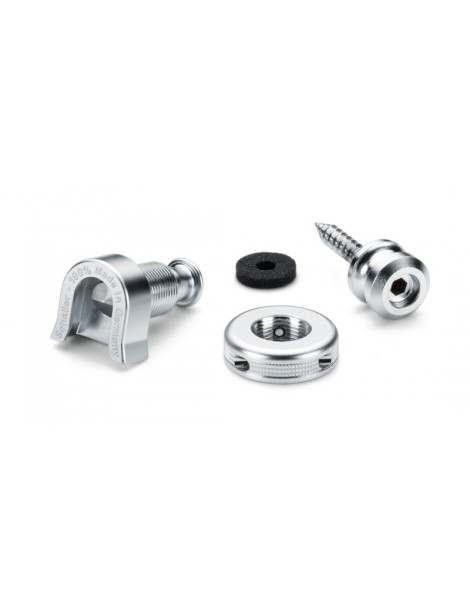POMOS P/CORREAS SCHALLER, TORNILLOS DE SEGURIDAD CROMADO PAR