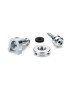 POMOS P/CORREAS SCHALLER, TORNILLOS DE SEGURIDAD CROMADO PAR