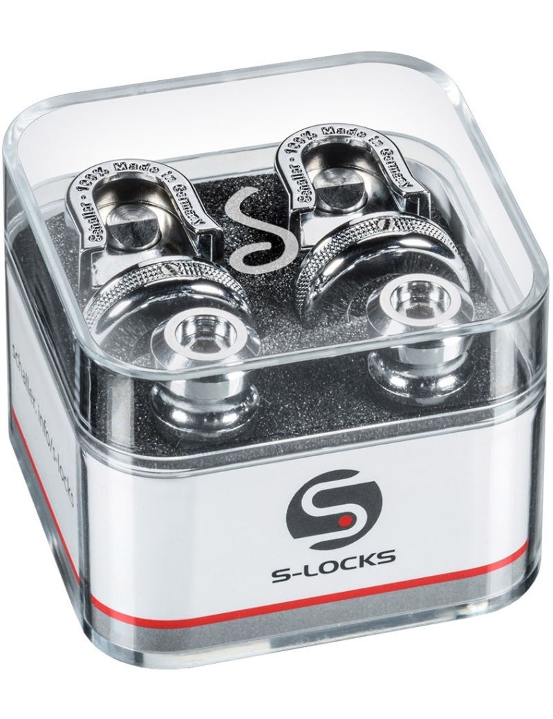 POMOS P/CORREAS SCHALLER, TORNILLOS DE SEGURIDAD CROMADO PAR