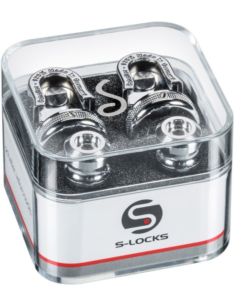 POMOS P/CORREAS SCHALLER, TORNILLOS DE SEGURIDAD CROMADO PAR