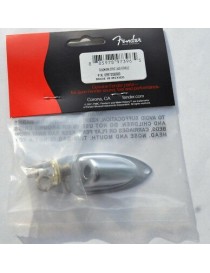 FICHA JACK H CHASIS CON PLACA DE MONTAJE FENDER PARA STRATOCASTER CROMADA 0997206000