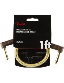 CABLE JACK M ACODADO - JACK M ACODADO 0,3 METROS FENDER DELUXE CUSTOM SHOP TWEED AMARILLO 0990820097