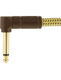 CABLE JACK M ACODADO - JACK M ACODADO 0,3 METROS FENDER DELUXE CUSTOM SHOP TWEED AMARILLO 0990820097