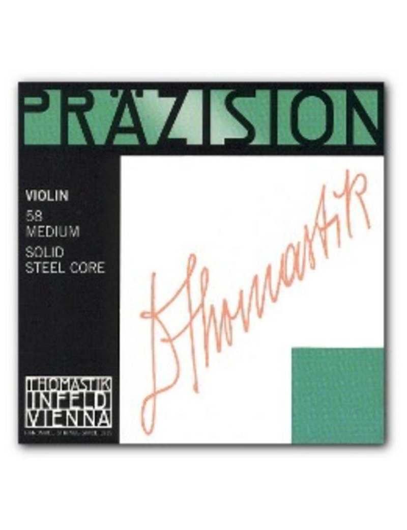 CUERDA VIOLÍN DOMINANT THOMASTIK PRÄZISION 58 TENSION MEDIUM ACERO 4/4 JUEGO