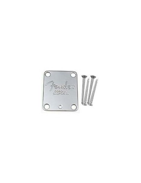 CHAPA PROTECTORA MÁSTIL TRASERA FENDER CORONA PLATEADA SUJECIÓN 0991445100 CON AJUSTE Micro-Tilt